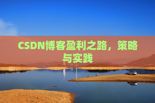 CSDN博客盈利之路,策略与实践