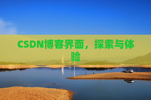 CSDN博客界面,探索与体验